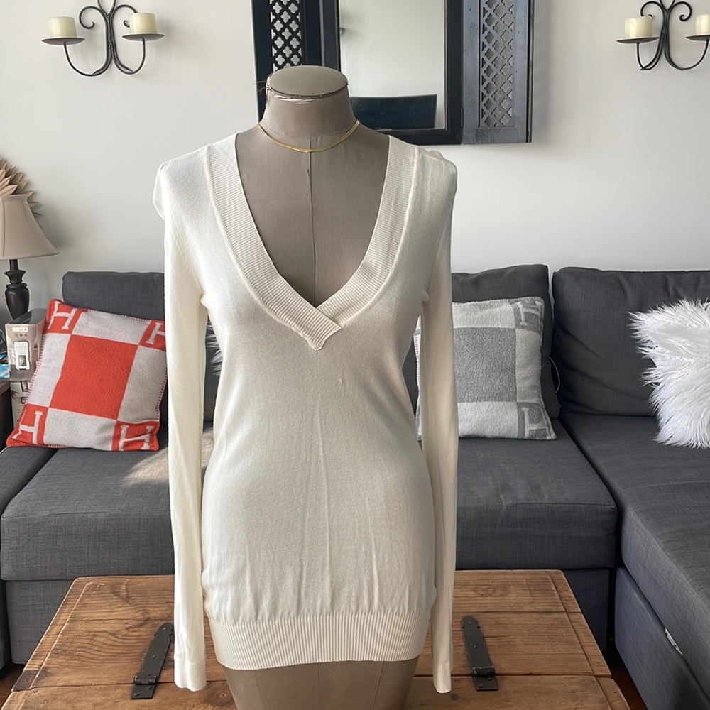 Miss Sixty v neck sheer pullover